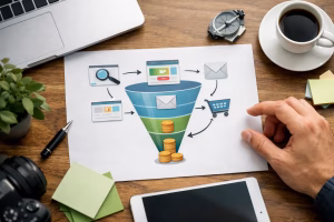 Example Evergreen Affiliate Funnel Map